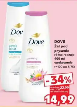 Kaufland Dove żel pod prysznic oferta