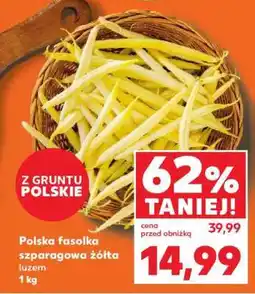 Kaufland Polska fasolka szparagowa żółta luzem 1 kg oferta