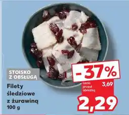 Kaufland Filety śledziowe z żurawiną 100 g oferta