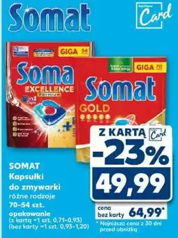 Kaufland SOMAT Kapsułki do zmywarki oferta
