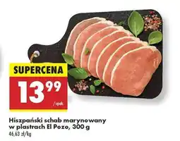 Biedronka Hiszpański schab marynowany w plastrach El Pozo 300 g oferta