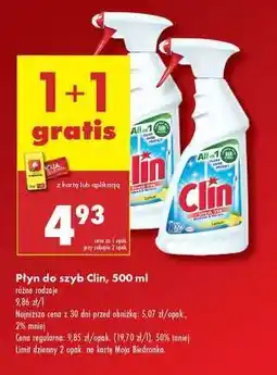 Biedronka Płyn do szyb Clin 500 ml oferta