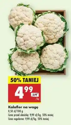 Biedronka Kalafior na wagę oferta