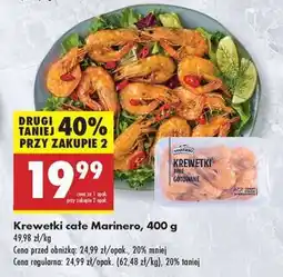 Biedronka Krewetki całe Marinero 400 g oferta