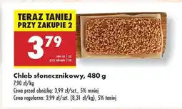 Biedronka Chleb słonecznikowy 480 g oferta