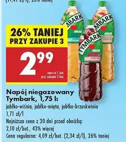Biedronka Napój niegazowany Tymbark 1,75 l oferta