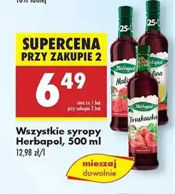 Biedronka Wszystkie syropy Herbapol, 500 ml oferta