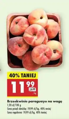 Biedronka Brzoskwinie Paraguayo na wagę oferta