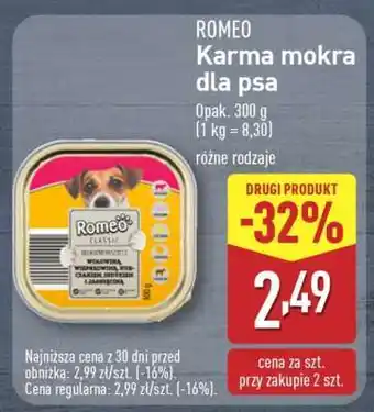 ALDI ROMEO Karma mokra dla psa oferta