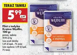 Biedronka Filet z indyka Kraina Wędlin , 100 g oferta