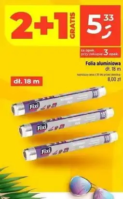 Dealz Folia aluminiowa 18 m Fixi oferta