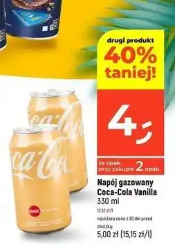 Dealz Napój Coca-Cola Vanilla oferta