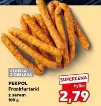 Kaufland Frankfurterki z serem Pekpol oferta