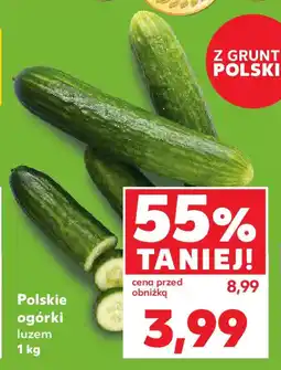 Kaufland Polskie ogórki luzem oferta