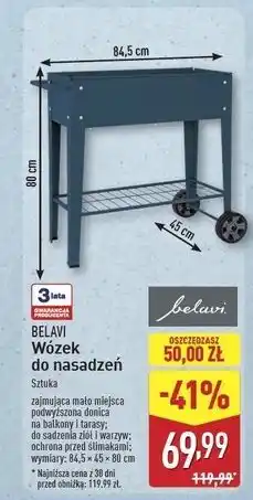 ALDI Wózek do nasadzeń Belavi oferta