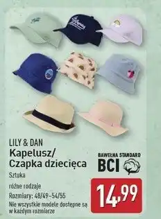 ALDI Kapelusz dziecięcy Lily & Dan oferta