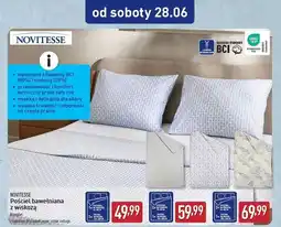 ALDI Komplet pościeli bawełnianej z wiskozą 200 x 220 + 2x 70 80 cm Novitesse oferta