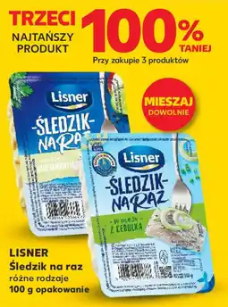 Kaufland Lisner śledzik na raz oferta