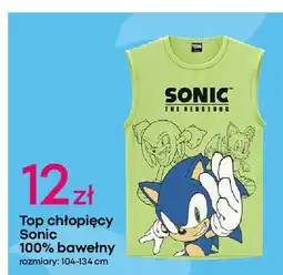 Pepco Top chłopięcy sonic 104-134 oferta