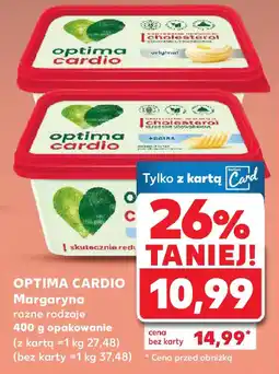 Kaufland Optima cardio margaryna oferta