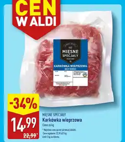 ALDI Mięsne specjały karkówka wieprzowa oferta