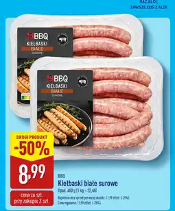 ALDI BBQ Kiełbaski białe surowe oferta