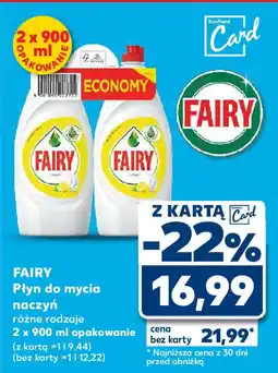 Kaufland Fairy płyn do mycia naczyń oferta