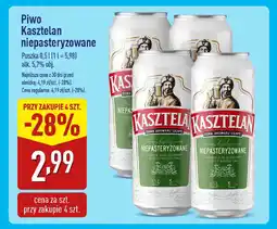 ALDI Piwo Kasztelan niepasteryzowane oferta