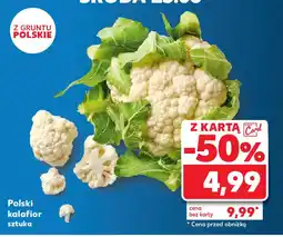 Kaufland Polski kalafior sztuka oferta