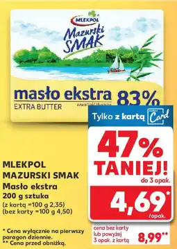 Kaufland Mlekpol mazurski smak masło ekstra oferta