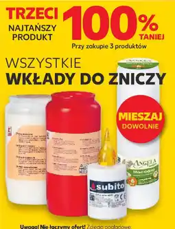 Kaufland Wszystkie wkłady do zniczy oferta