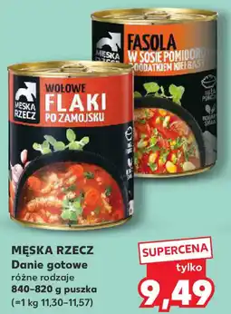 Kaufland Męska rzecz danie gotowe oferta