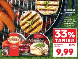 Kaufland President camembert ser na grill z sosem żurawinowym oferta
