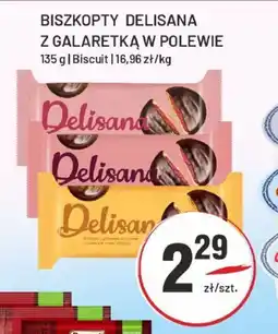 Biszkopty delisana z galaretką w polewie biscuit