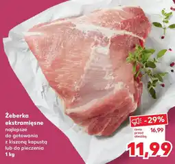 Kaufland Żeberka ekstramięsne oferta