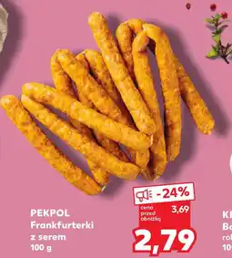 Kaufland Pekpol frankfurterki z serem oferta