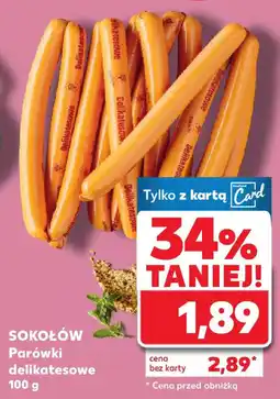 Kaufland Sokołów parówki delikatesowe oferta