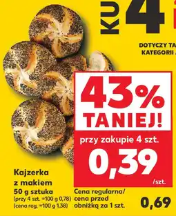 Kaufland Kajzerka z makiem oferta