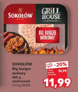 Kaufland Sokołów big burger wołowy oferta