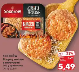 Kaufland Sokołów burgery wołowe z warzywami oferta