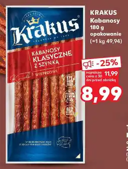 Kaufland Krakus kabanosy oferta