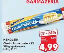 Kaufland Henglein ciasto francuskie xxl oferta