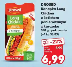 Kaufland Drosed Kanapka Long Chicken z kotletem panierowanym z kurczaka oferta