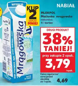 Kaufland Mlekpol maślanka mrągowska oferta