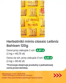 Dino Herbatniki Leibniz Minis classic Leibniz Bahlsen oferta