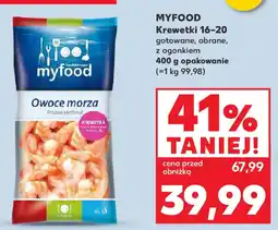 Kaufland Myfood krewetki 16-20 oferta