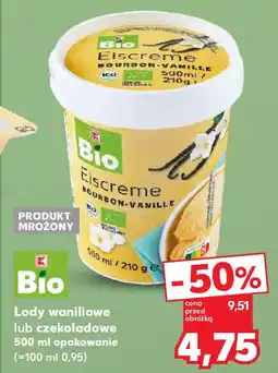 Kaufland Lody waniliowe lub czekoladowe oferta