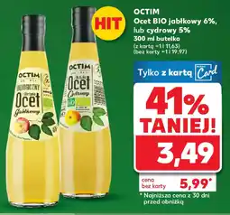 Kaufland Octim ocet bio jabłkowy 6% lub cydrowy 5% oferta