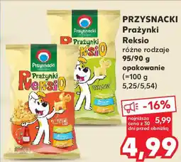 Kaufland Przysnacki prażynki reksio oferta