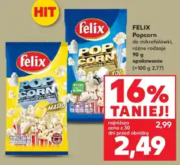 Kaufland Felix popcorn oferta
